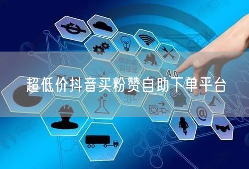 超低价抖音买粉赞自助下单平台