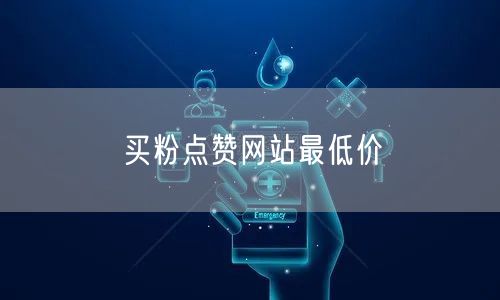 买粉点赞网站最低价