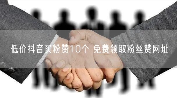 低价抖音买粉赞10个 免费领取粉丝赞网址