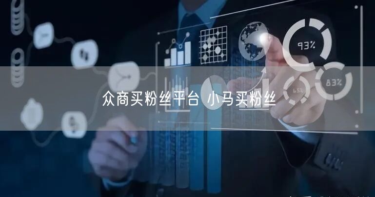 众商买粉丝平台 小马买粉丝