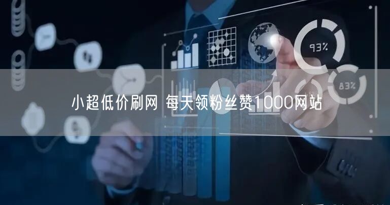 小超低价刷网 每天领粉丝赞1000网站