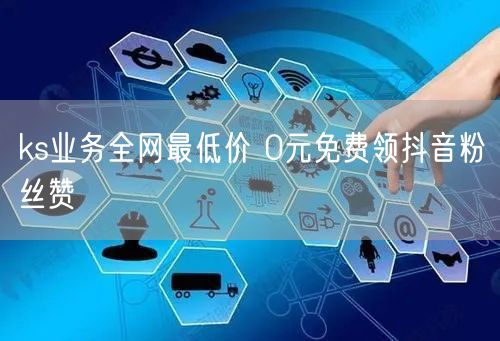 ks业务全网最低价 0元免费领抖音粉丝赞