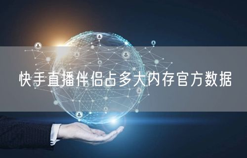 快手直播伴侣占多大内存官方数据