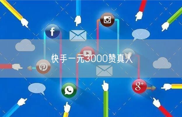 快手一元3000赞真人