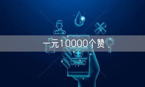 一元10000个赞
