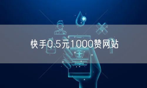 快手0.5元1000赞网站