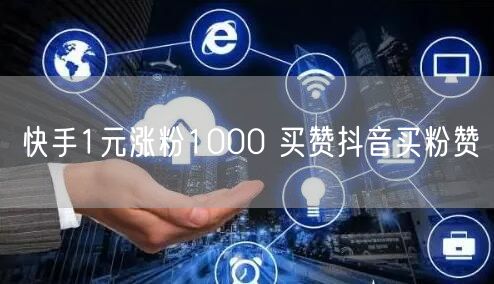 快手1元涨粉1000 买赞抖音买粉赞