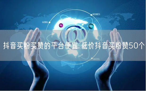 抖音买粉买赞的平台便宜 低价抖音买粉赞50个