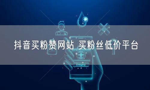 抖音买粉赞网站 买粉丝低价平台