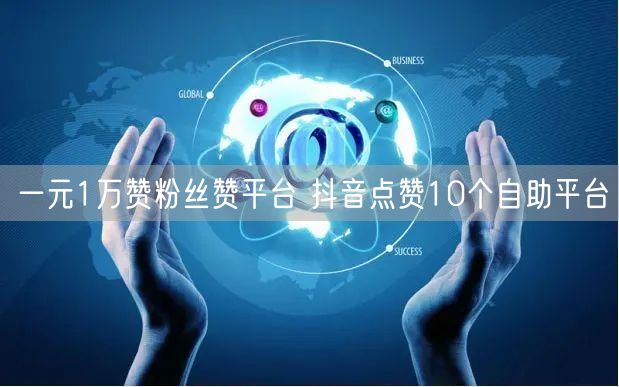 一元1万赞粉丝赞平台 抖音点赞10个自助平台